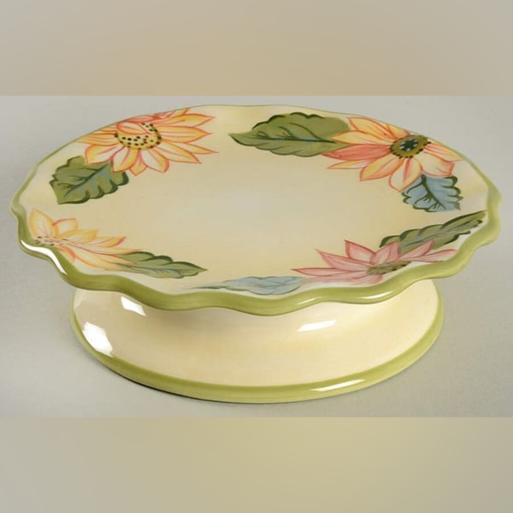 Longaberger Vintage Sunflower Candle Holder